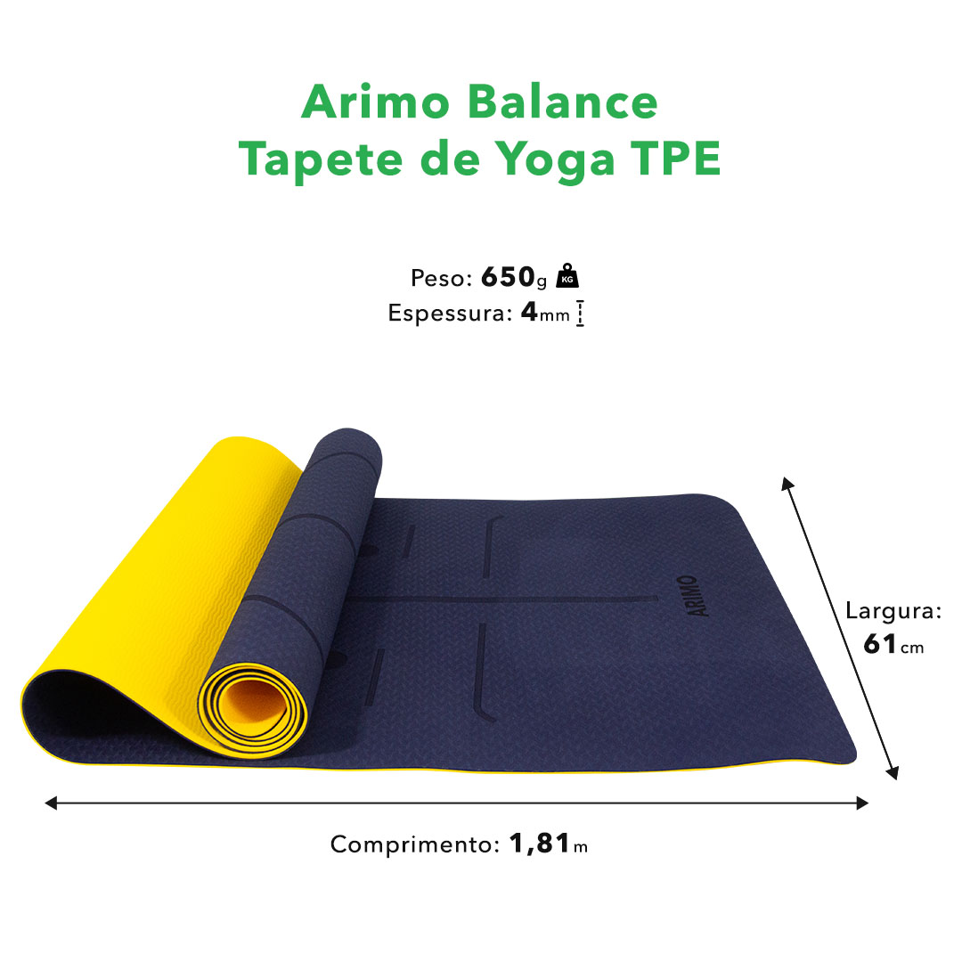 Arimo Balance Slim Tapete De Yoga Tpe Mm Arimo