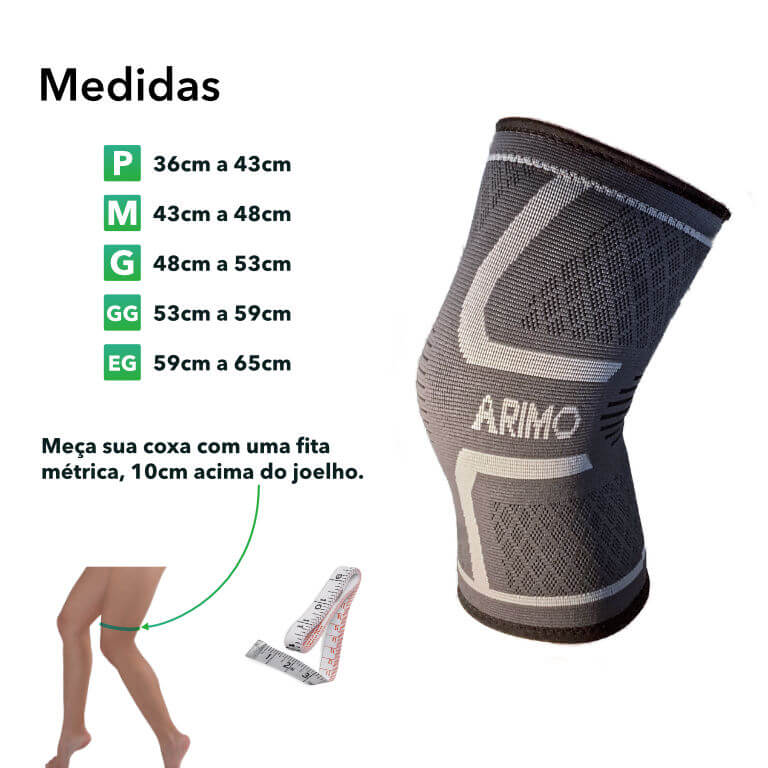 Medidas Joelheira ARIMO