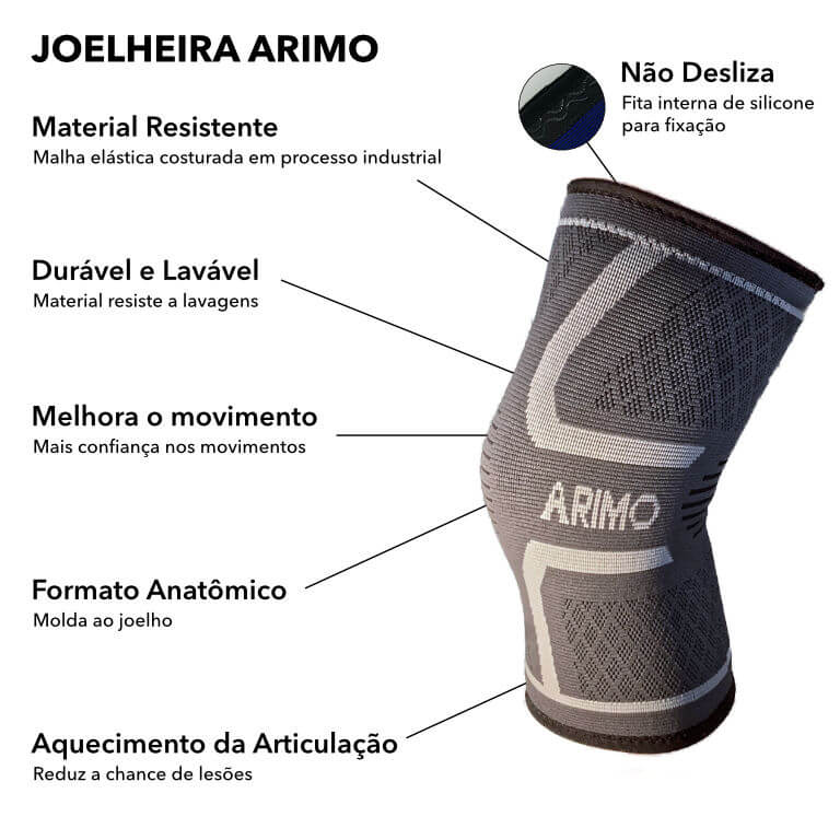 Detalhes Joelheira Arimo