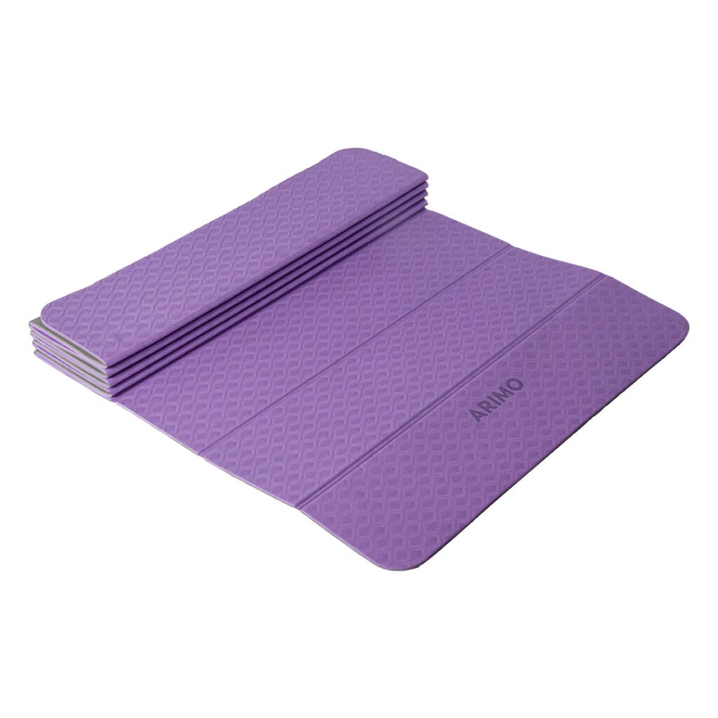 Balance Tapete Origami Dobrável de Yoga TPE · Lavanda