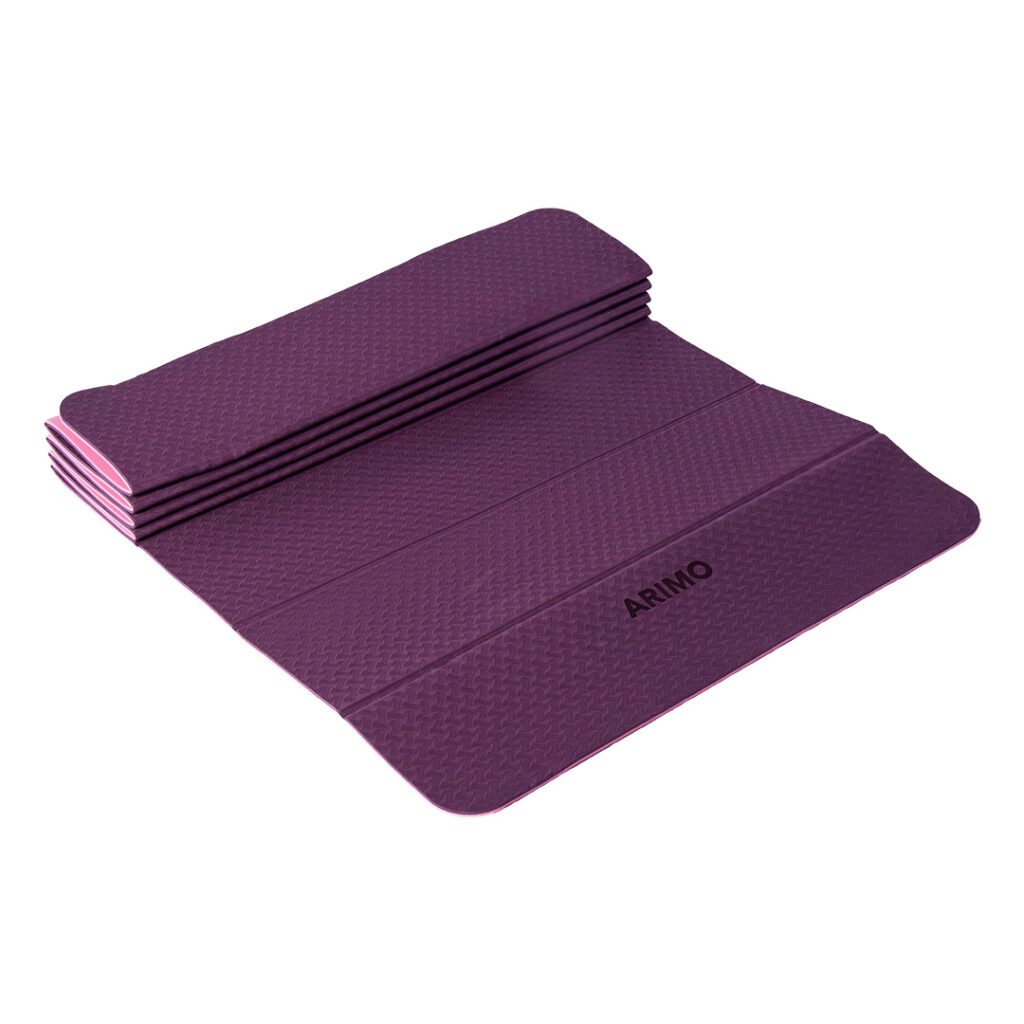 Balance Tapete Origami Dobrável de Yoga TPE · Roxo